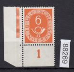 Bund 1951, Mich.-Nr.: 126 ** Eckrand