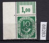 Bund 1951, Mich.-Nr.: 128 gestempelt Eckrand