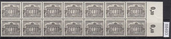 Berlin 1949, Mich.-Nr.: 42 **   Randstreifen
