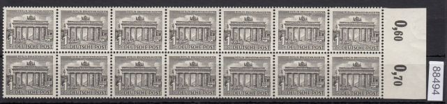Berlin 1949, Mich.-Nr.: 42 **   Randstreifen