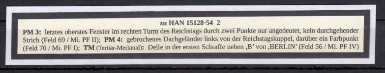 Berlin 1949, Mich.-Nr.: 45 ** Oberrand  4er.-Block  Streifen