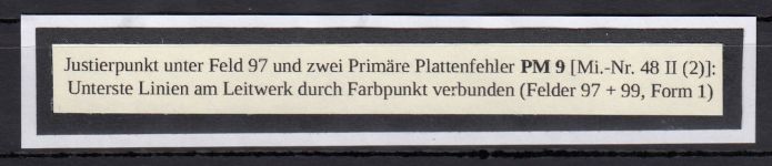 Berlin 1949, Mich.-Nr.: 48 ** Eckrand  4er.-Block   Streifen
