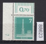 Berlin 1956, Mich.-Nr.: 142 v  DZ 7 **  Druckerzeichen
