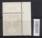 Berlin 1956, Mich.-Nr.: 147 w ** Eckrand  "verkürzte  Walzenstriche" glatte gummirung