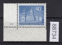 Berlin 1956, Mich.-Nr.: 149 v ** FN 1  Eckrand   gefiffelte  gummirung  Formnummer