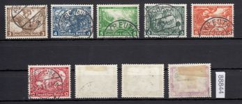 DR 1933, Mich.-Nr.: 499-507 A gestempelt