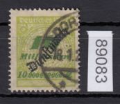 DR Dienst 1923, Mich.-Nr.:D 86  gestempelt  geprüft