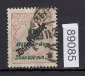 DR Dienst 1923, Mich.-Nr.:D 84  gestempelt  geprüft