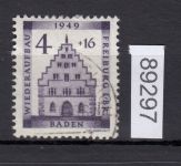 Alliierte Franz. Zone Baden Mi. Nr. 38 gestempelt  geprüft