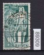 Alliierte Franz. Zone Baden Mi. Nr. 50 gestempelt geprüft