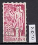 Alliierte Franz. Zone Baden Mi. Nr. 51 gestempelt geprüft