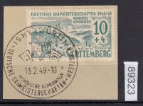 Alliierte Franz. Zone Württemberg Mi. Nr. 38 x II gestempelt  geprüft