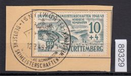 Alliierte Franz. Zone Württemberg Mi. Nr. 38 y VII gestempelt  geprüft