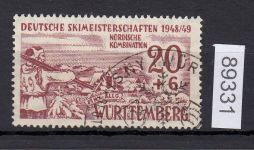 Alliierte Franz. Zone Württemberg Mi. Nr. 39 x V gestempelt  geprüft