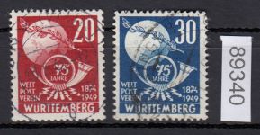 Alliierte Franz. Zone Württemberg Mi. Nr. 51+52 gestempelt  geprüft
