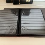 Einsteckalben  Briefmarkenalben  3 Stück schwarz a 32 Seiten Folie gebraucht