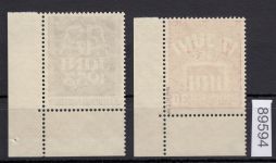 Berlin 1953, Mich.-Nr.: 110+11 ** Eckrand  geprüft
