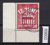 Berlin 1953, Mich.-Nr.: 111 gestempelt Eckrand   geprüft