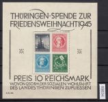 SBZ  1945 Mi.-Nr.:  Block 2 t *   LUXUS