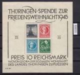 SBZ  1945 Mi.-Nr.:  Block 2 t *