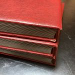 Briefmarkenalbum Einsteckalben  3 Stück  a 32 Seiten Folie  schwarz  gebraucht