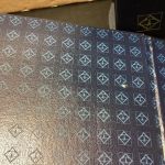 Leuchtturm Ringbinder Optima ( 4 Ringe ) blau +Kassette  + 50 Hüllen  gebraucht