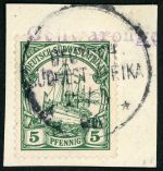 Dsw Stempel 12 Briefstück Otjiwarongo 24/6 06