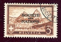 VãLkerbund (Sdn) 56 Gestempelt 3 Fr. rotbraun, tadellos gest.