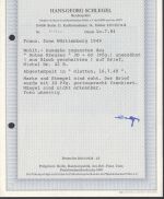 Alliierte Franz. Zone Württemberg Mi. Nr. 42 B aus  Block 1  auf Portorichtigen Brief   geprüft  ATTEST