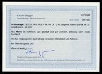 DR 1872, Mich.-Nr.:  8 * geprüft  Befund   lesen