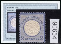 DR 1872, Mich.-Nr.: 20 ** geprüft  Befund