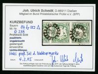 Bayern 14b (2) Gestempelt 1 Kr. dunkelgr
