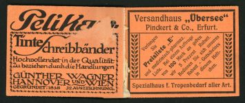 Dsw - Zusammendrucke (MH1A) Heftchendeckel vom MH1 kpl. mit Klammer