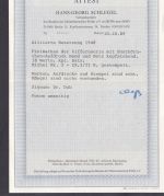 Bizone 1948  Mi. Nr.  I + II K gestempelt  (Band+Netz) geprüft Attest