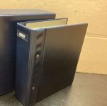 SAFE Album Blau Compact -leer  4- Ringe Mechanik  FDC ETB