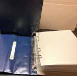 SAFE Album Blau Compact -leer  4- Ringe Mechanik  FDC ETB