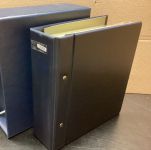 SAFE Album Blau Compact -leer  4- Ringe Mechanik  FDC ETB