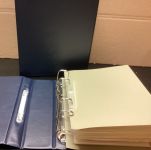 SAFE Album Blau Compact -leer  4- Ringe Mechanik  FDC ETB