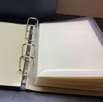 SAFE Album Blau Compact -leer  4- Ringe Mechanik  FDC ETB