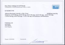 Bizone 1948  Mi. Nr. 41-51 II  ex (Netz) gestempelt  ECKRAND  geprüft  Befund