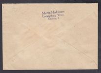 Bizone 1948  Mi. Nr. 36 II, 41 II, 42 II, 45 II  (Band+Netz)  auf Brief
