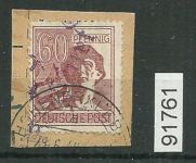 Bezirk 29 nr. 041 Staßfurt ʘ 60 Pf., violett, Gruppe 8, geprüft BPP