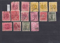 Australien, Firmenlochungen, Perfins