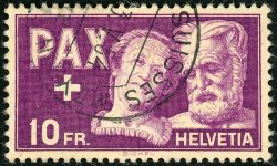 Schweiz 447-459 Gestempelt PAX-Serie kpl., tadellos gest.