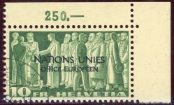 Europ. Amt Der Uno (Onu) 12-20 Gestempelt Aufdruckserie kpl.