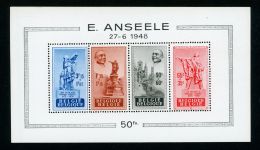Belgien Bl.20 Postfrisch Anseele Block, tadellos postfr.