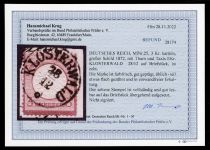 Thurn & Taxis Nachverwendungen DR25 Briefstück KLOSTERWALD 28/12