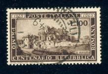 Italien 773 Gestempelt 100 Lire 100. Jahrestag, tadellos zentr. gest.