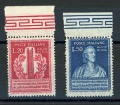 Italien 784-785 Postfrisch Volta vom Oberrand, tadellos postfrisch