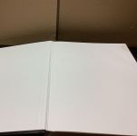 Briefmarkenalbum Einsteckalben  DIN A4 60 Seiten   weiß  gebraucht  LESEN